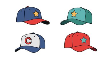 Championship Cap modern soyut çizimleri temizledi