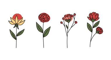 Kurumuş Çiçek Hattı, soyut ve yaratıcı çizimler