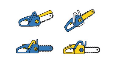 Elektrikli testere dinamik soyut rengi