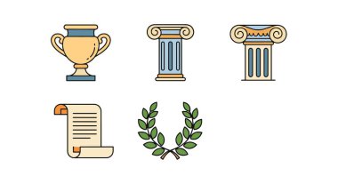 Heritage Relic Line dinamik yaratıcı ton vektörü