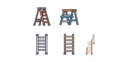 Merdiven Çizgisi sanatı modern soyut renk