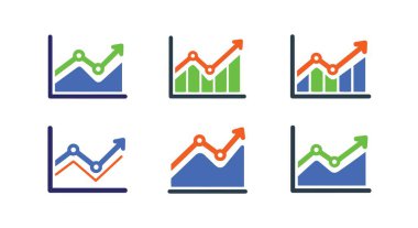 Pazar Trend Çizelgesi dinamik soyut renk çizelgesi