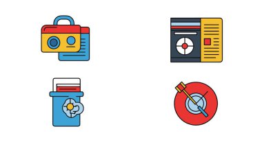 Popüler etiket Çizgi Sanatı Modern yumuşak ton vektörü