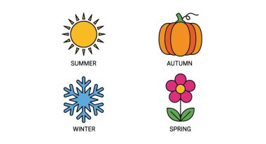 Mevsimlik Üretim Soyut dijital renk