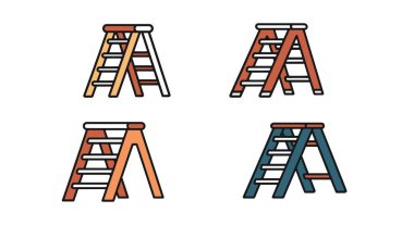 Step Ladder Line art minimal dynamic tone