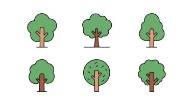 Ağaç Çizgisi Sanatı Yumuşak Dinamik ton çizimi