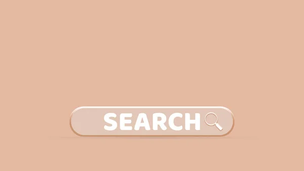 Search Magnifying Glass Blank Search Pink Background Copy Space — Stock Photo, Image