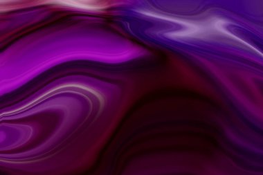 Soyut koyu mor ve pembe sıvı akış arkaplanı. Şatafatlı kadife ipekten kumaş Vampir Romantik estetiğine uyuyor.