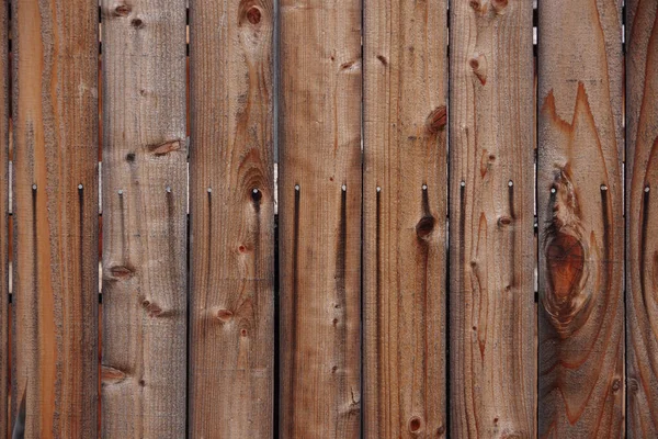 Close Full Frame Sectional View Wood Plank Fence — Stock Photo, Image