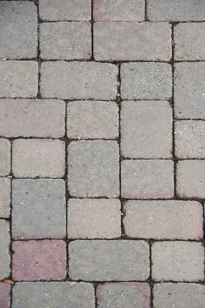 Vue Rapprochée Plein Cadre Haut Chaussée Rue Imprégnée Eau Faite — Photo