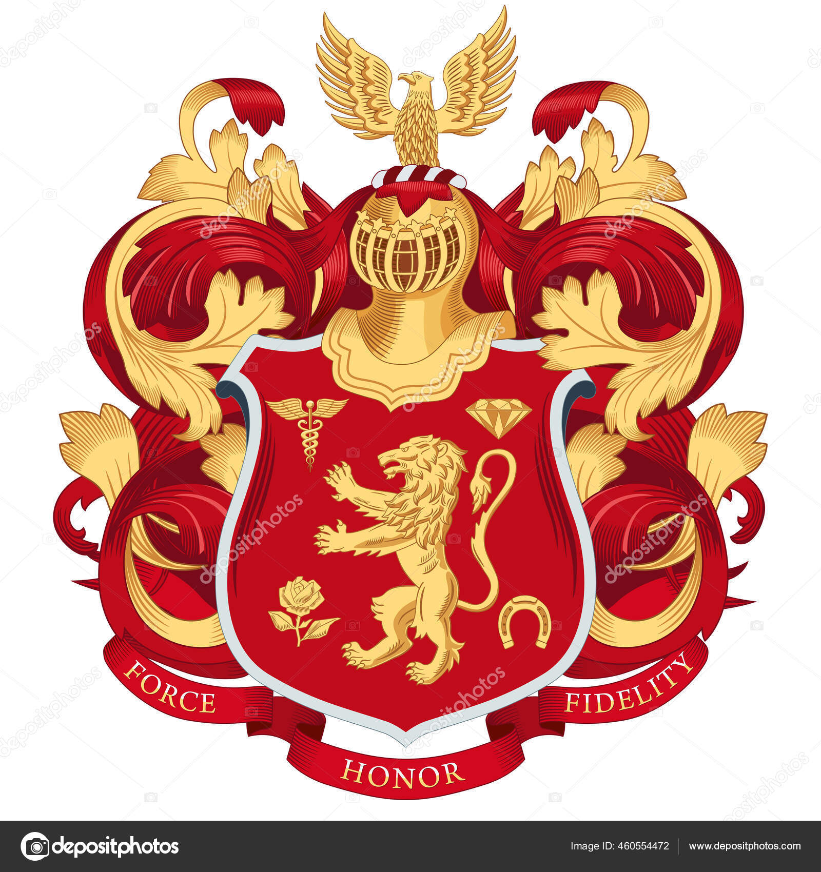Family Coat Arms Knight Helmet Shield Heraldic Lion Different Symbols Vector Image By C Kev4637 Mail Ru Vector Stock Family Coat Arms Knight Helmet Shield Heraldic Lion Different Symbols Vector Image By C Kev4637 Mail Ru Vector Stock