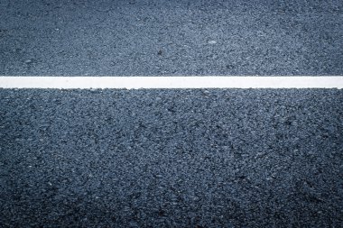 New asphalt texture with white line clipart