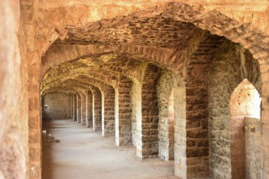 Hyderabad Hindistan 'daki Tarihi Yedi Mezarın Güzel Mimarisi