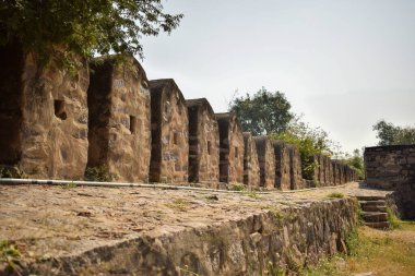 Golconda Kalesi Mimari Harap Duvar Tasarımları 