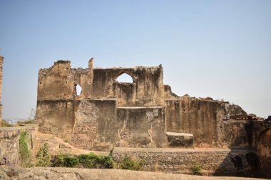 Golconda Kalesi Mimari Harap Duvar Tasarımları 