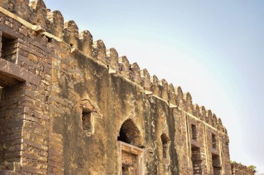 Hindistan 'daki Golconda Fort Eski Tarih Bölgesi Stok Fotoğrafı
