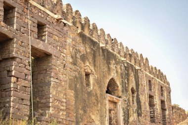 Hindistan 'daki Golconda Fort Eski Tarih Bölgesi Stok Fotoğrafı