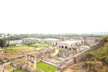 Hindistan 'daki Golconda Fort Eski Tarih Bölgesi Stok Fotoğrafı