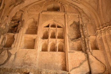 Golconda Kalesi Mimari Harap Duvar Tasarımları
