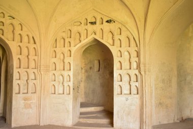 Hindistan 'daki Golconda Fort Eski Tarih Bölgesi Stok Fotoğrafı