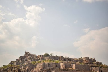 Hindistan 'daki Golconda Kalesi Stok Arkaplan Fotoğrafı