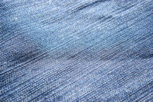 Blue Denim Jeans Textur För Bakgrunder Närbild Detaljerad Lagerfotografi — Stockfoto