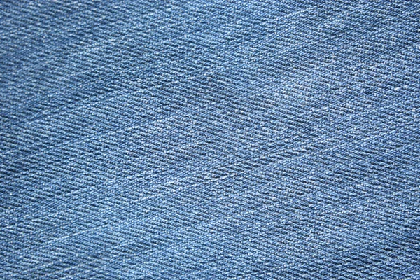 Blue Denim Jeans Textur Für Hintergründe Nahaufnahme Detailliertes Archivfoto — Stockfoto