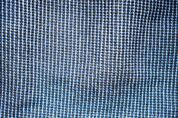 Blue Denim Jeans Textura Para Fundos Close Fotografia Ação Detalhada — Fotografia de Stock