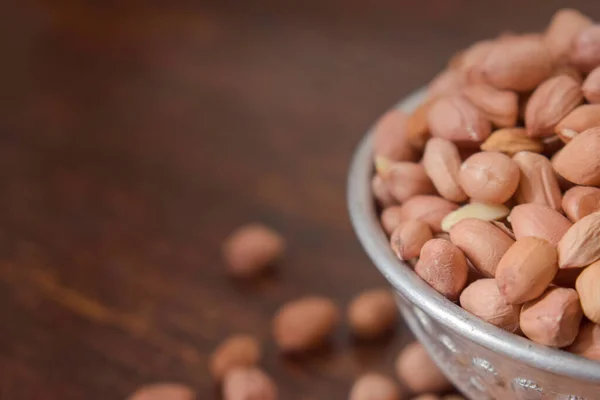 Κάτοψη Του Φυτού Peanuts Groundnut Closeup — Φωτογραφία Αρχείου