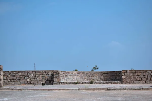 Golconda Fort Varanda Gebied India Achtergrond Stock Foto — Stockfoto