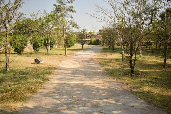 Dirty Pathway Forte Histórico Dirty Road View Fundo Para — Fotografia de Stock