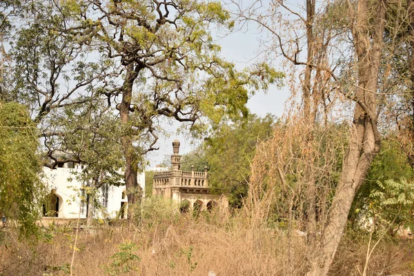 Túmulo Sultão Quli Qutb Mulk Foi Construído 1543 Sete Túmulos — Fotografia de Stock