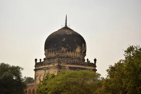 Sept Tombes Hyderabad Inde Tombe Sultan Quli Qutb Mulk Été — Photo