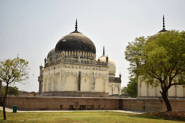 Siedem Grobowców Hyderabad Indie Grób Sułtana Quli Qutb Mulk Został — Zdjęcie stockowe