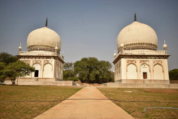 位于印度海得拉巴的七座陵墓始建于1543年 — 图库照片