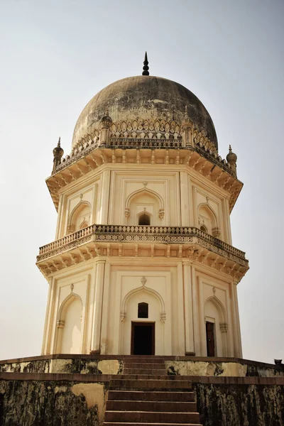 Hét Sír Hyderabad India Sultan Quli Qutb Mulk Sírja Épült — Stock Fotó