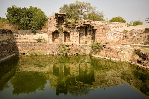Antiguidade Antique 400 Anos Idade Open Well Swimming Pool Stock — Fotografia de Stock