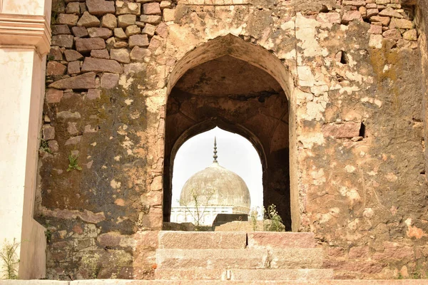 Sultan Quli Qutb Mulk Tomb Built 1543 Seven Tombs Stock — Stock Photo, Image