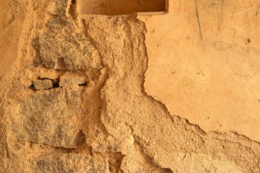 Sert Grunge Vintage Çimento Duvarı Arka plan Sıkıntılı, Eski Kirli Doku 