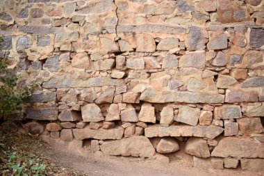 Kaba Grunge Vintage Taş Duvar Dokusunun Şablonu. Kirli Eski Doku