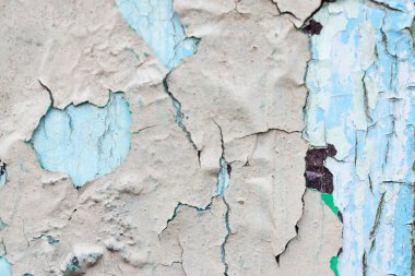 Çatlak ve soyulmuş boya dokusu