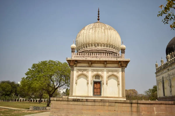 Starożytny Antyk 400 Lat Sułtan Siedem Qutub Shahi Władcy Hyderabad — Zdjęcie stockowe