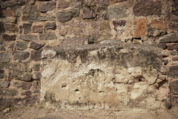 Alte Ruinen Zement Geschälte Wand Textur Für Hintergrund Archivfoto — Stockfoto