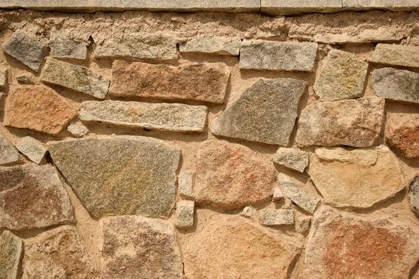 Patroon Van Ruwe Grunge Vintage Stone Wall Textuur Achtergrond Vuile — Stockfoto