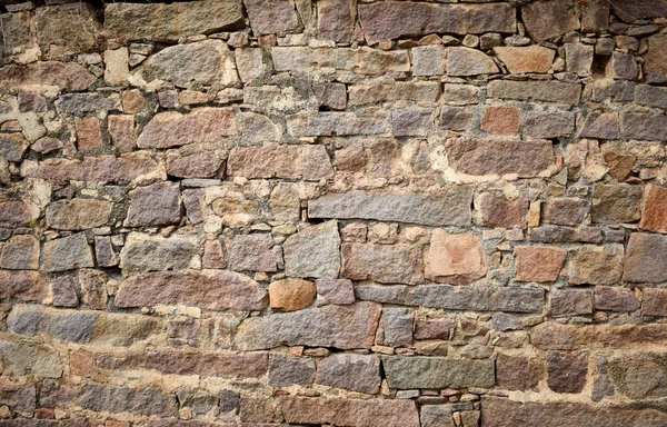 Régi Fort Rock Stone Fal Textúra Háttér Piszkos Régi Textúra — Stock Fotó