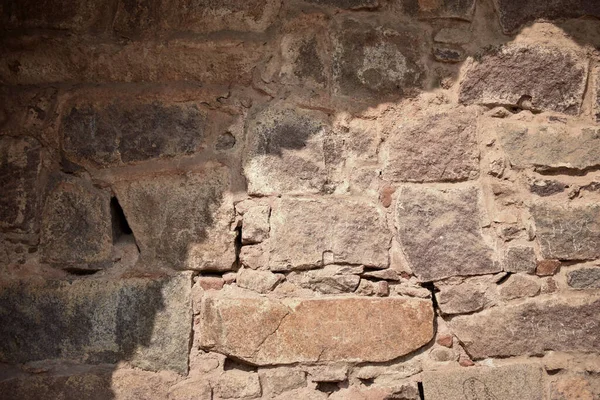 Παλιά Fort Rock Πέτρα Μεγάλο Τοίχο Υφή Για Φόντο Βρώμικο — Φωτογραφία Αρχείου