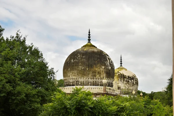 Iszlám Építészeti Domes Graves Sultan Hét Qutub Shahi Uralkodói Deccan — Stock Fotó