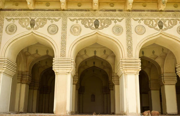 Islamic Architectural Art Arch Walking Corridors — Stock Photo, Image