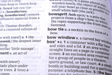 İngilizce Sözlük Sayfasını Kelimeyle Kapat - Baş Pencere