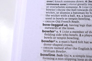 İngilizce Sözlük Sayfasını Kelimeyle Kapat - Bowlingçi